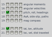 Data Input and Output, X-Plane 10