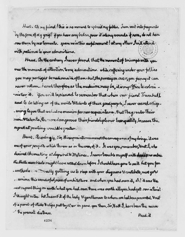 Jefferson Letter of Oct. 12, 1786