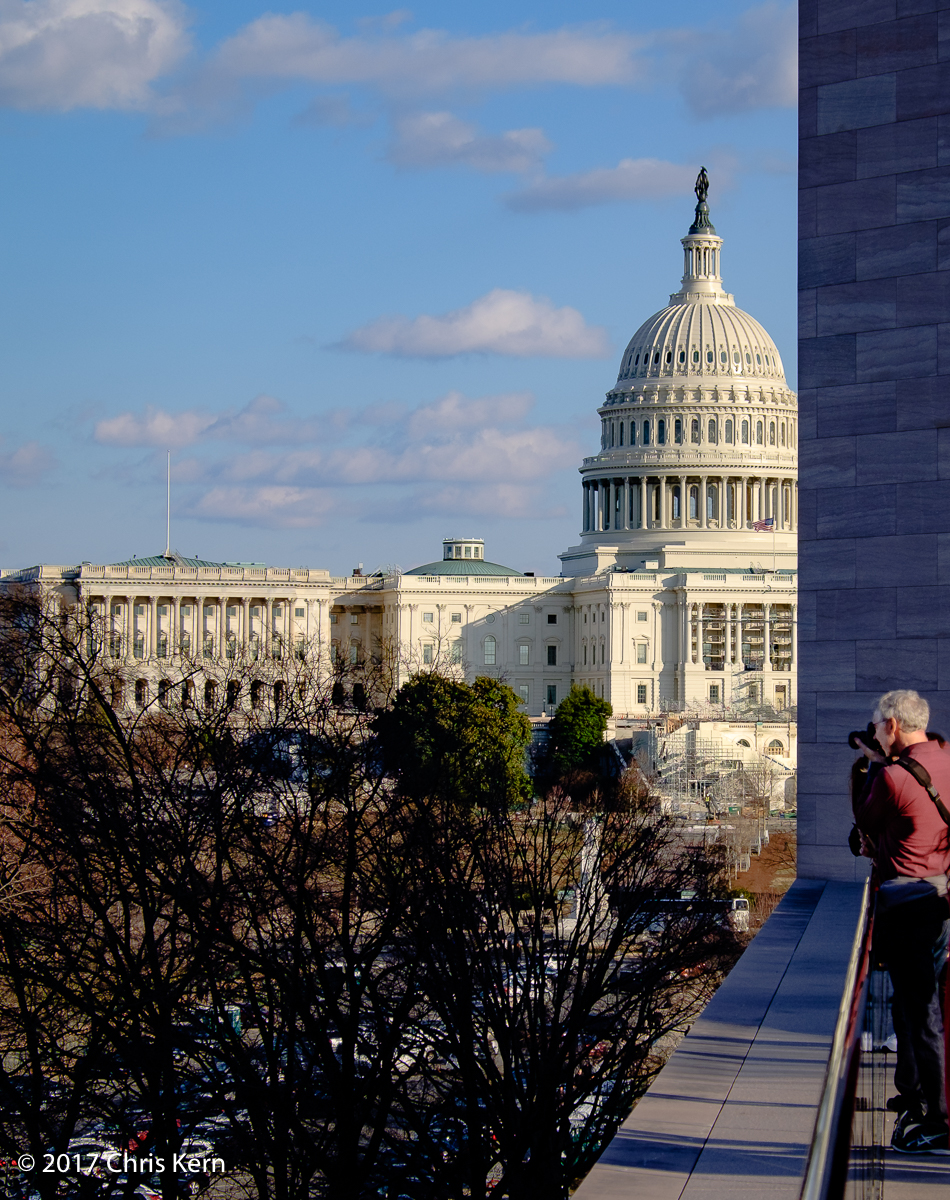 Capitol Building from East Wing Terrace, Washington, District of Columbia, USA (2017)