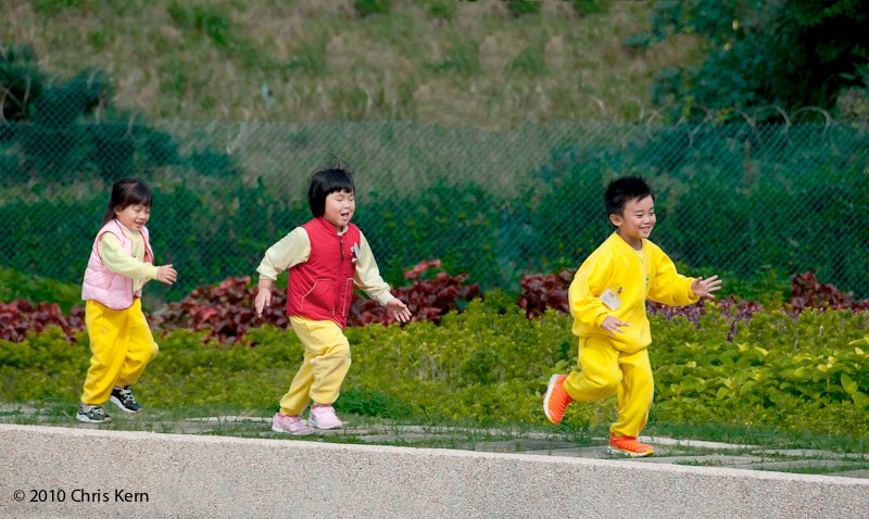 Kids in Yellow Pants, Danshui, Taiwan, (2010)