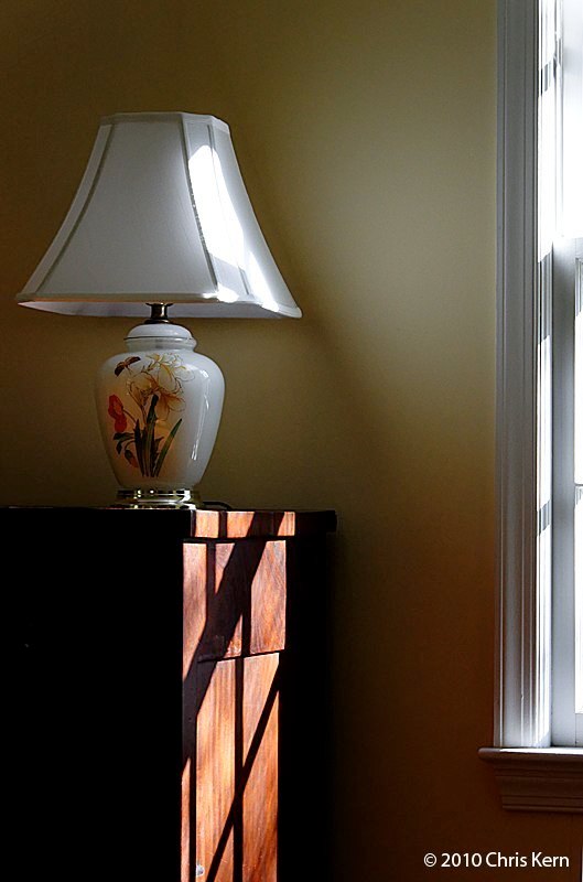 Lamp on Dresser, Washington, District of Columbia, USA (2010)
