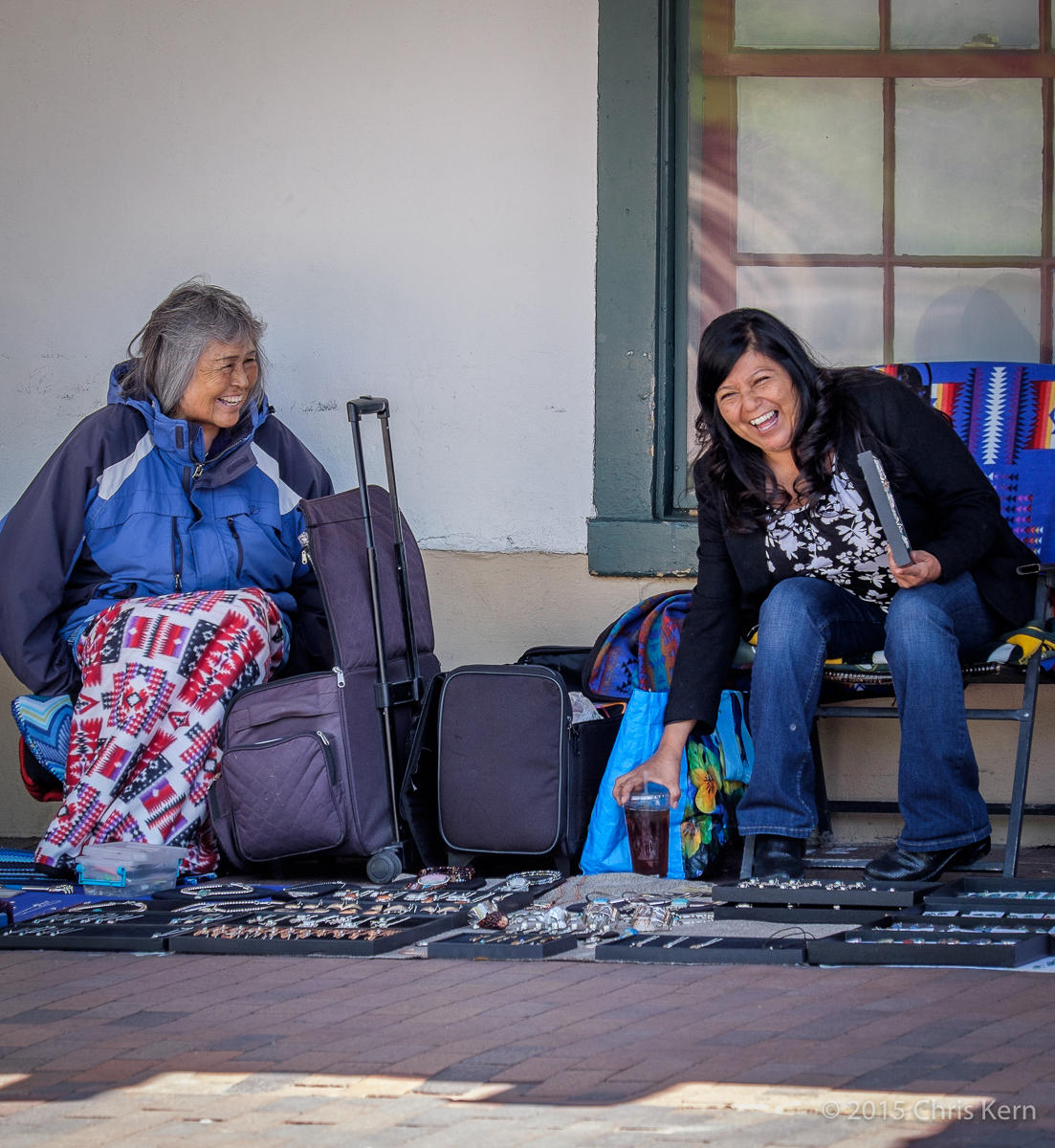 Native American Vendors, Palace of Governors, Santa Fe, New Mexico, USA (2015)