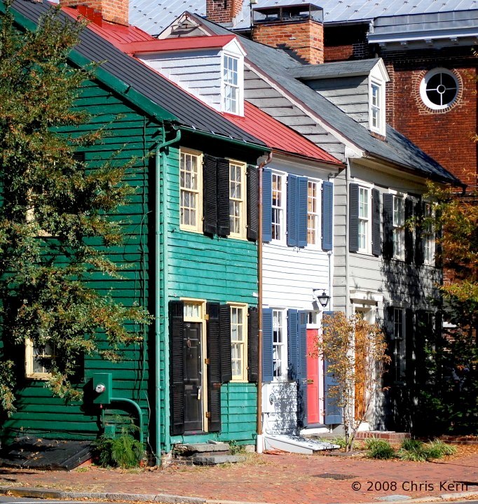 Old Town Row Houses, Alexandria, Virginia, USA (2008)
