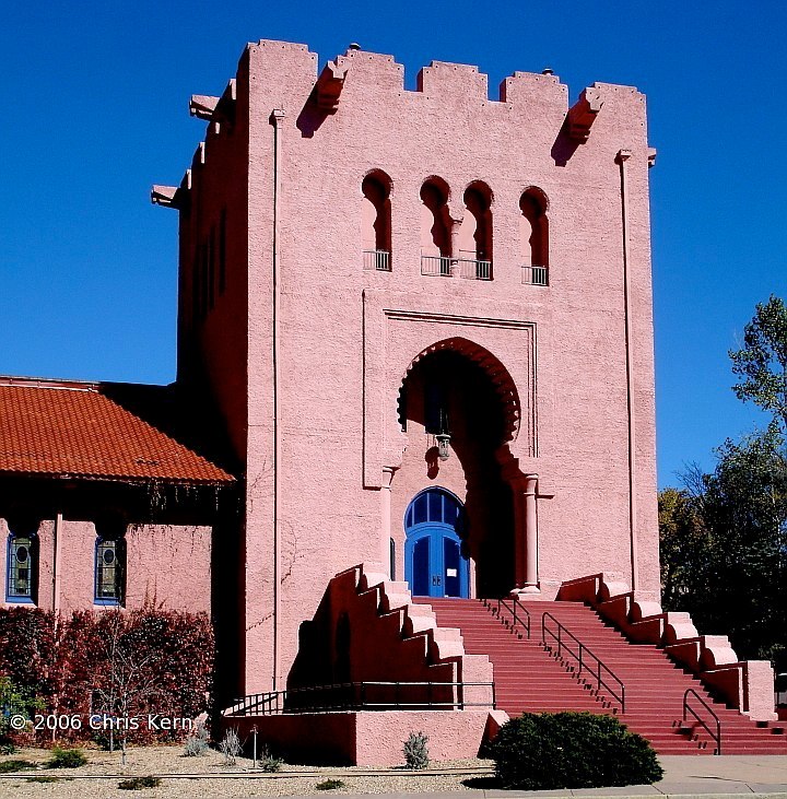 Scottish Rites Masonic Temple, Santa Fe, New Mexico, USA (2006)