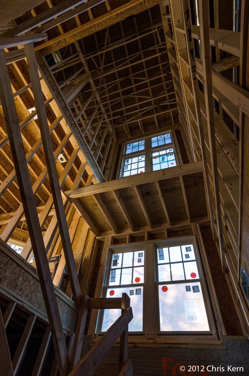 Stairwell Under Construction, Rockville, Maryland, USA (2012)